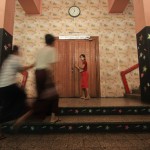 Door girl does her duty