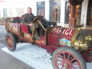 David Ayre in his 1907 Itala Parigi. (PHOTO: Colin Hinshelwood/ DVB)